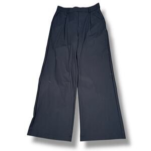 Halara High Waisted Side Pocket Work Flare Pants Women’s Medium Black NWT New